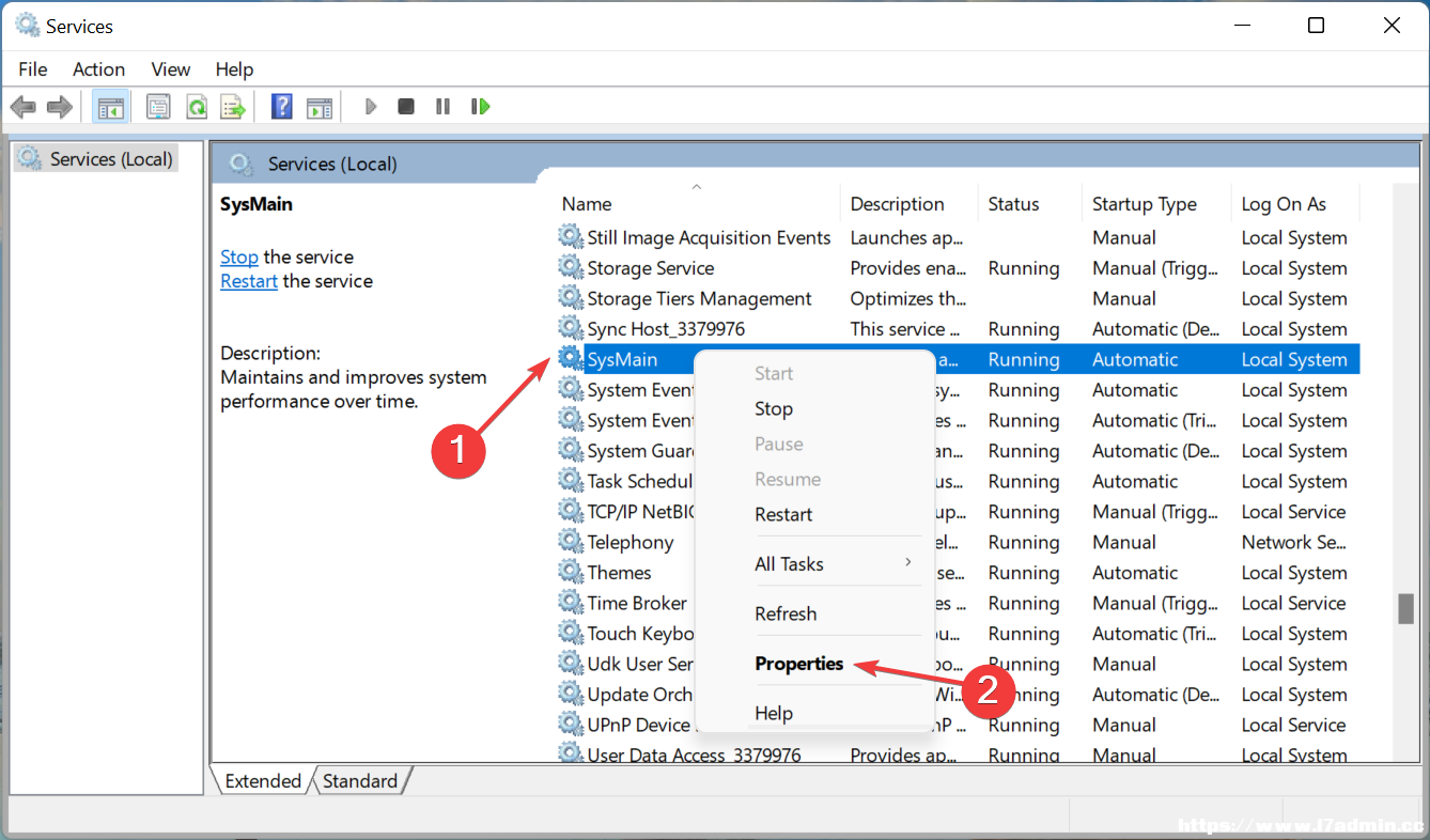 Win11νSuperfetch(w)