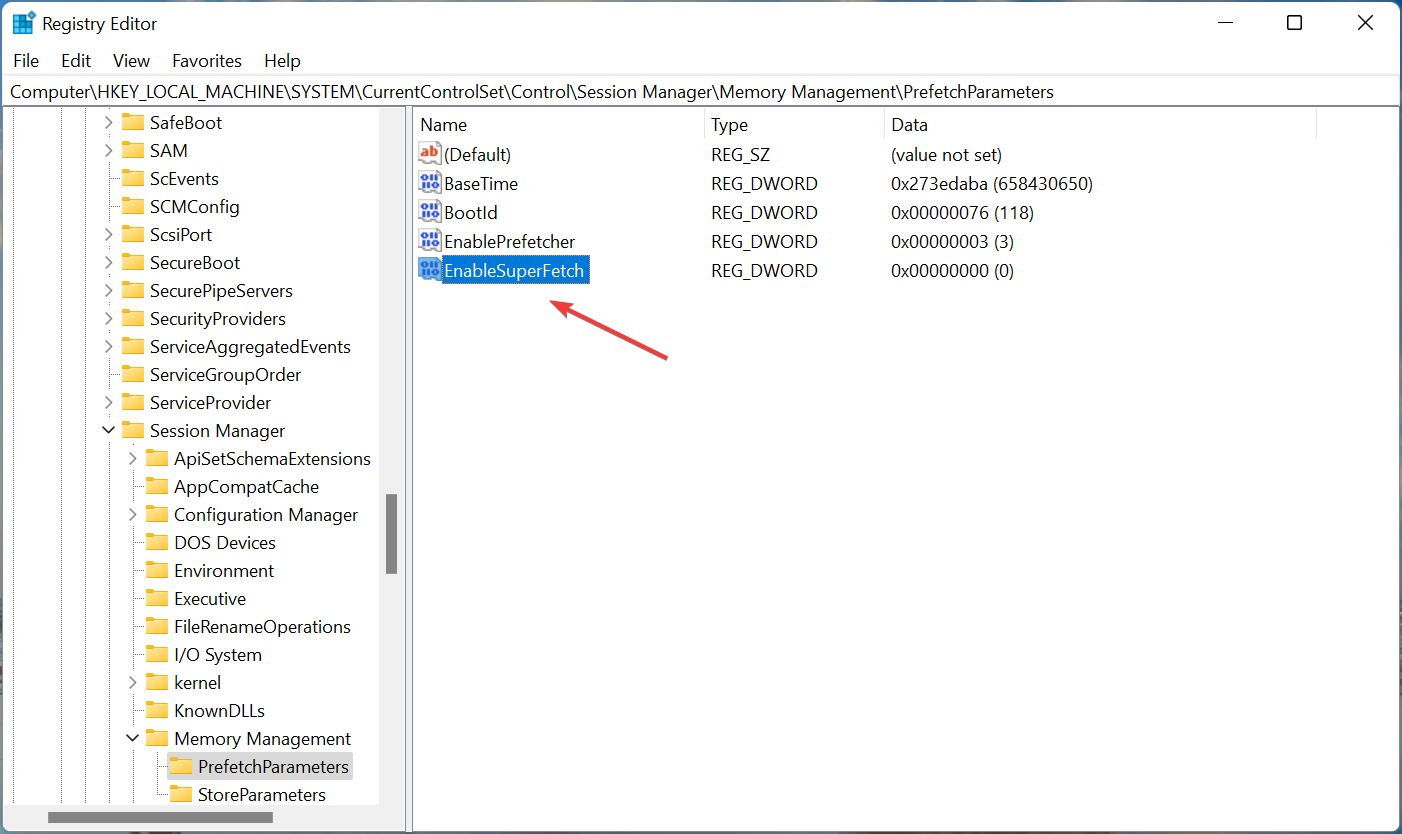 Win11νSuperfetch(w)